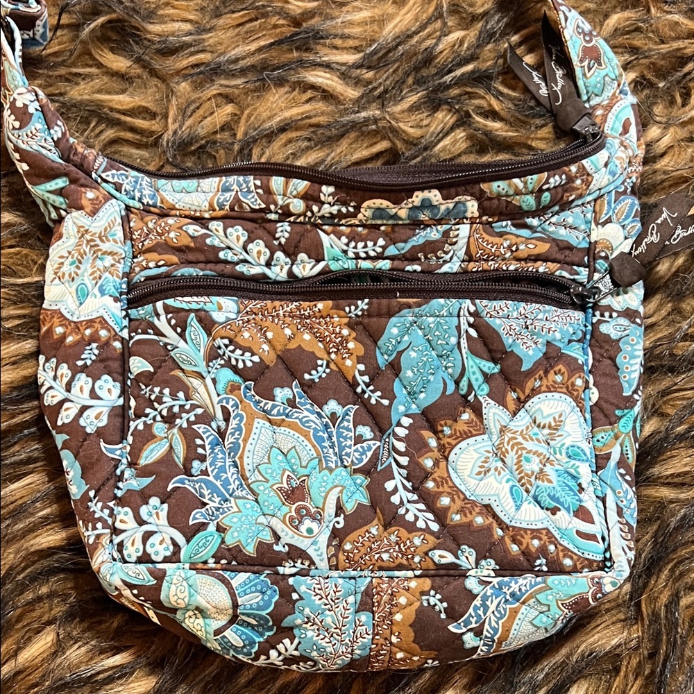 Vera Bradley Crossbody “Java Blue” - Picture 3 of 4